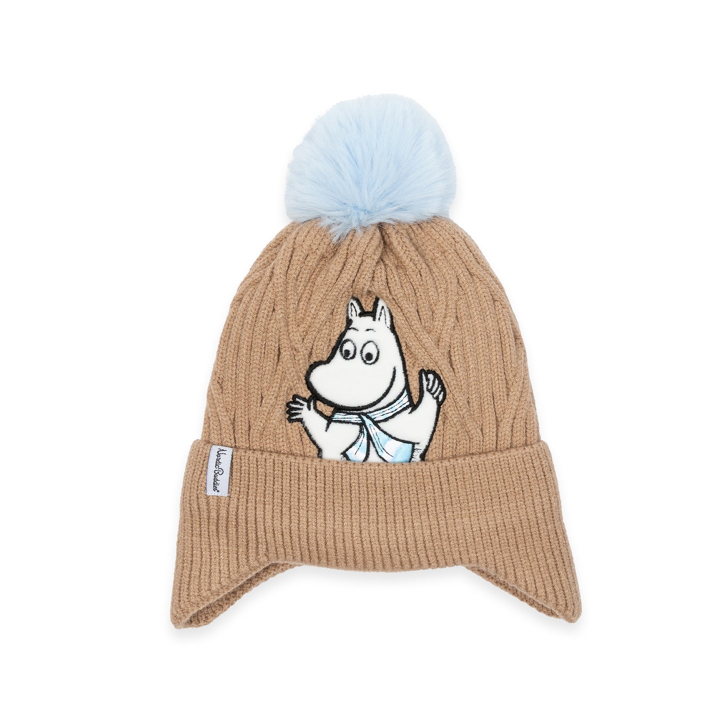 ´כובע חורף ביני לילדים - בז